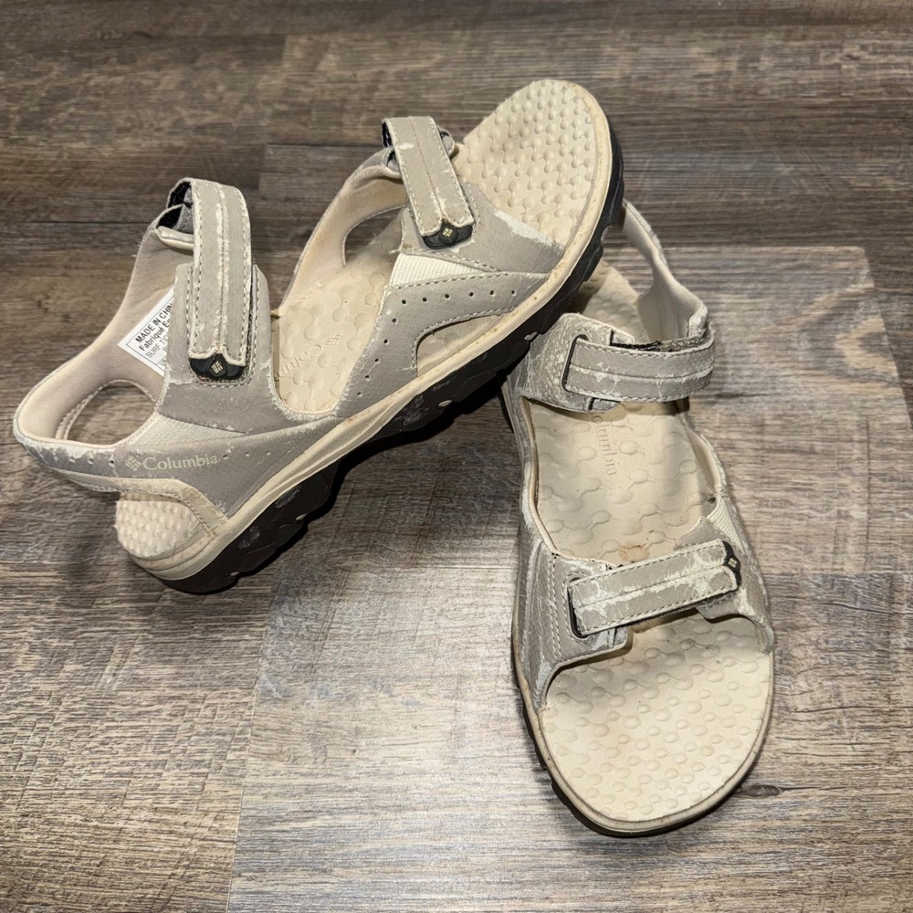 Columbia Surf Tide Sandal II Womens 7 Gray Outdoor Hiking Sport Trail Sandals